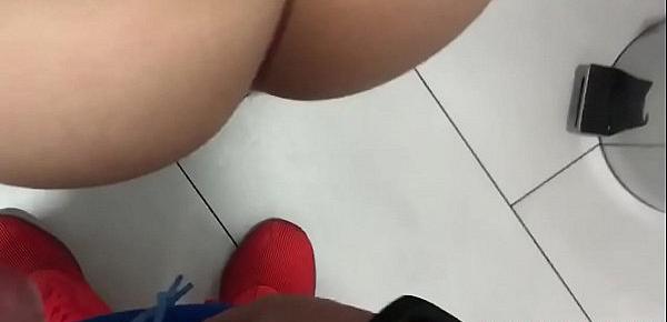  Extreme sex in the public toilet in the mall - REGISTER TO GET FREE TOKENS AT YOURBONGACAMS.COM